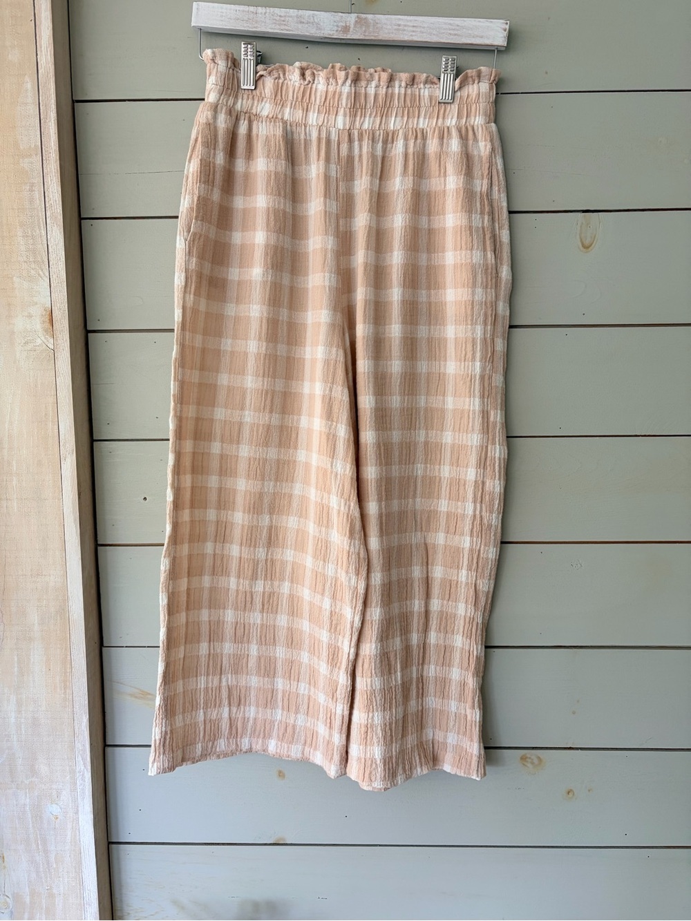 Show Me Your Mumu Plaid Wide Leg Pants – Size Small